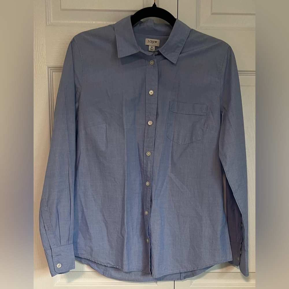 Women's J. Crew Factory Classic Button Down Long Sleeved Shirt